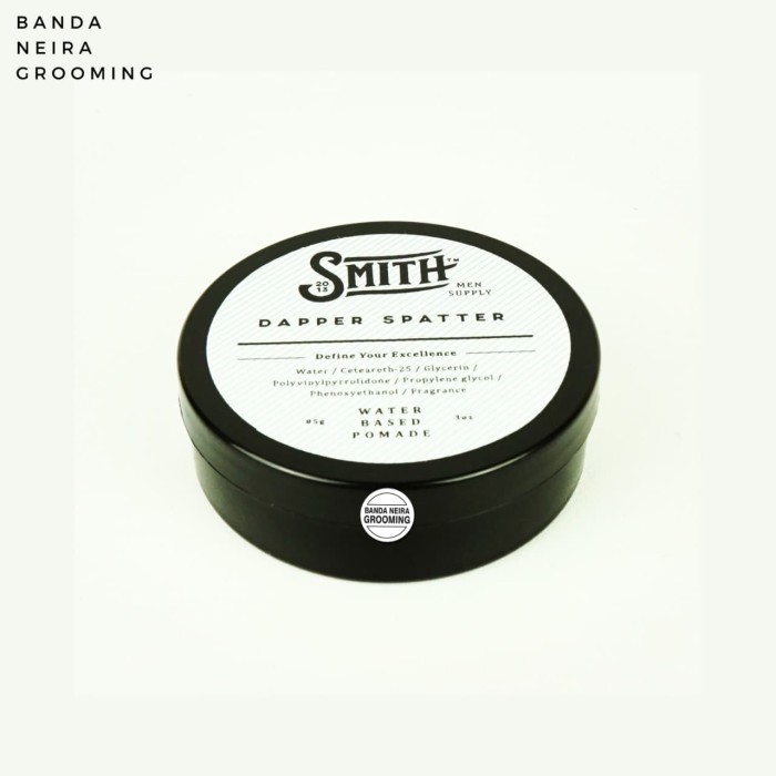Smith Dapper Spatter Waterbased Water Based Pomade