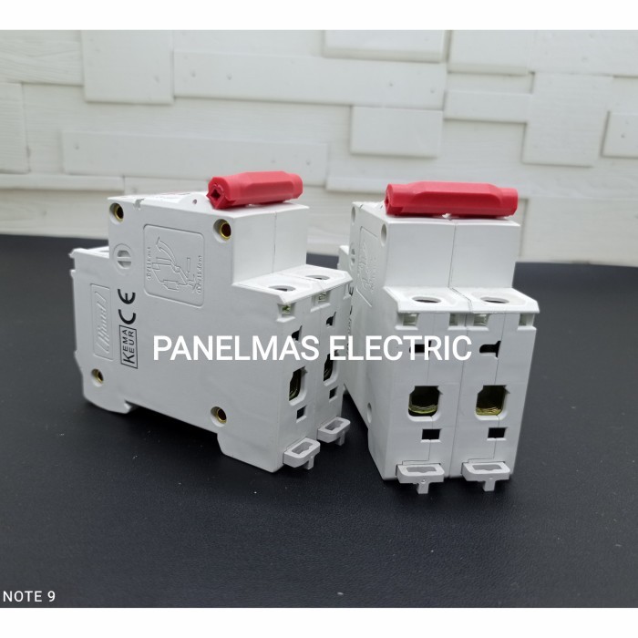 MCB 2P / 2POLE / 2PHASE 6A HIMEL HDB6SN2 6KA