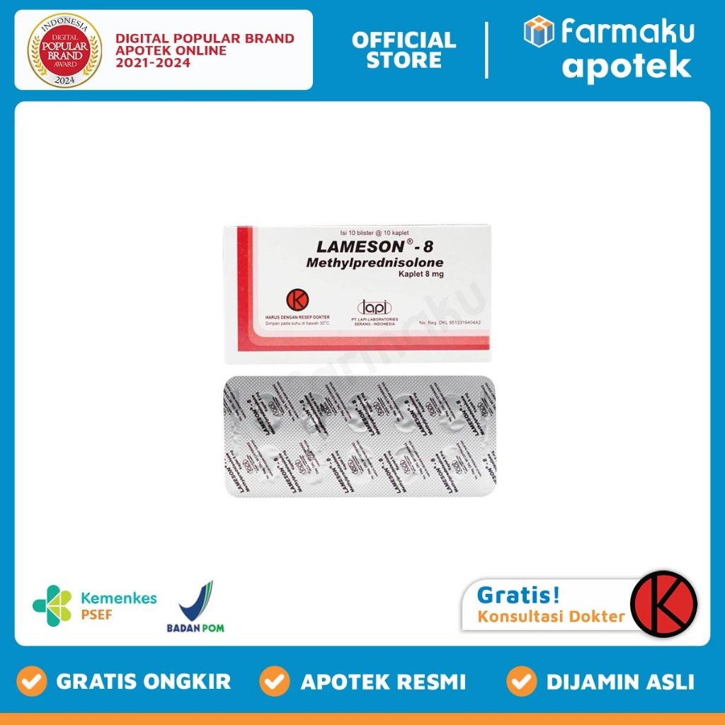 Lameson 8 mg Strip 10 tablet - SLW