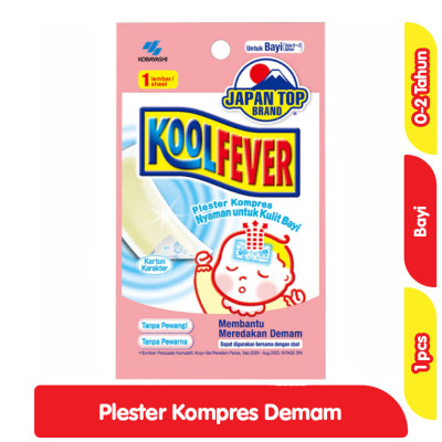 Koolfever Plester Kompres Demam Bayi 1 s