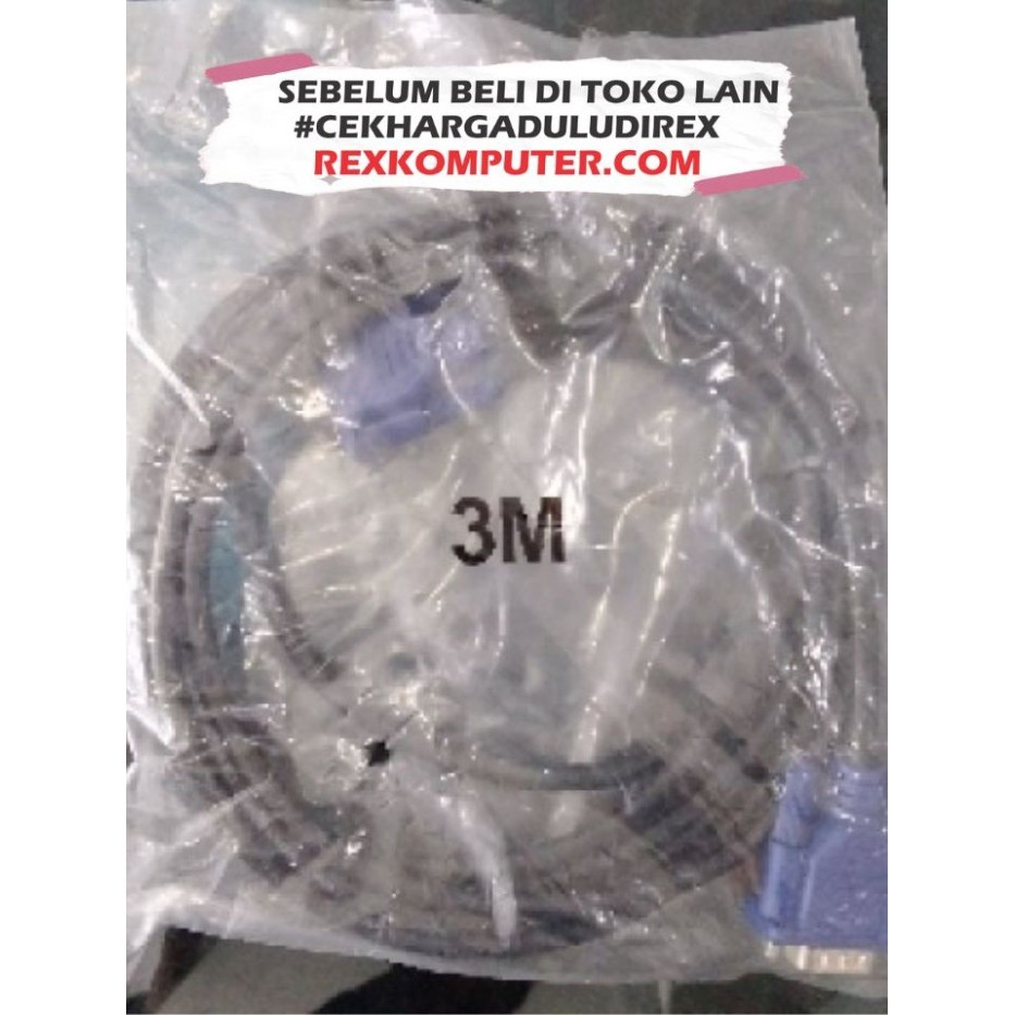KABEL VGA 3M  BIASA