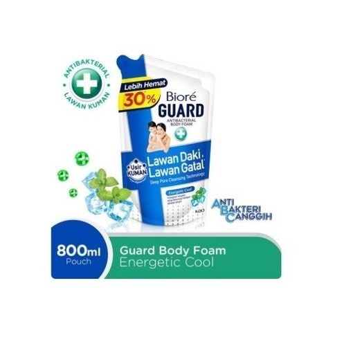 NEW BIORE GUARD BW ENERGETIC COOL REF 800ML