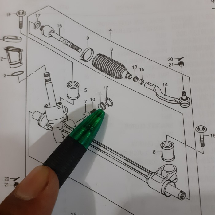 bushing rekstir ertiga