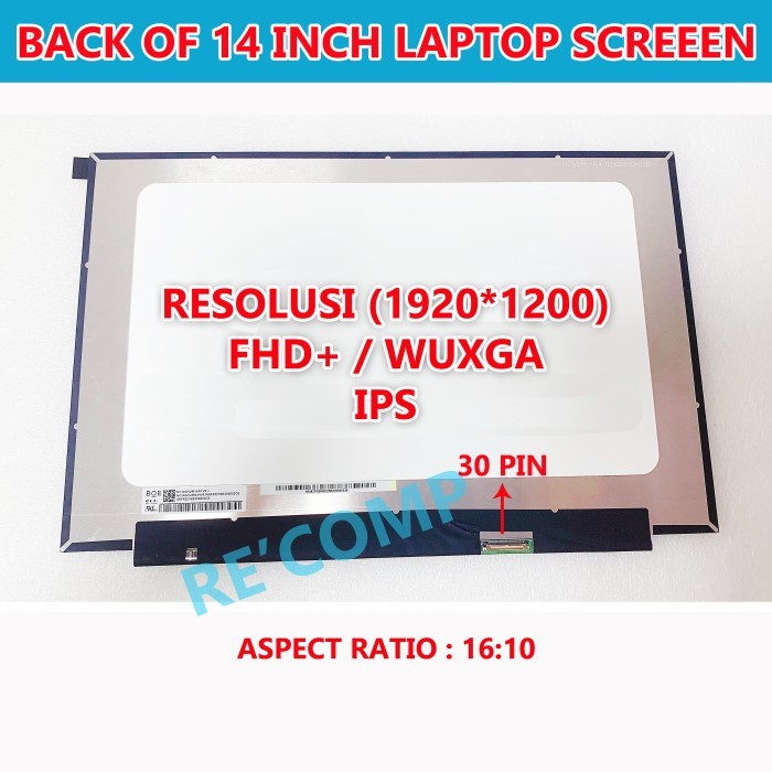 LAYAR LED LCD ADVAN WORKPRO WORKPLUS 14 INCH FHD+