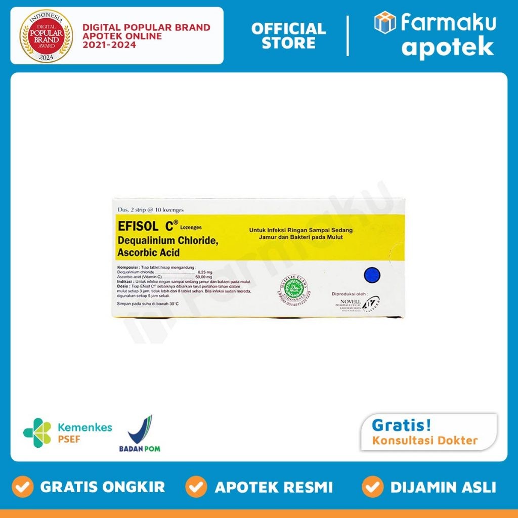 Efisol Lozenges Box 20 Tablet - KGS