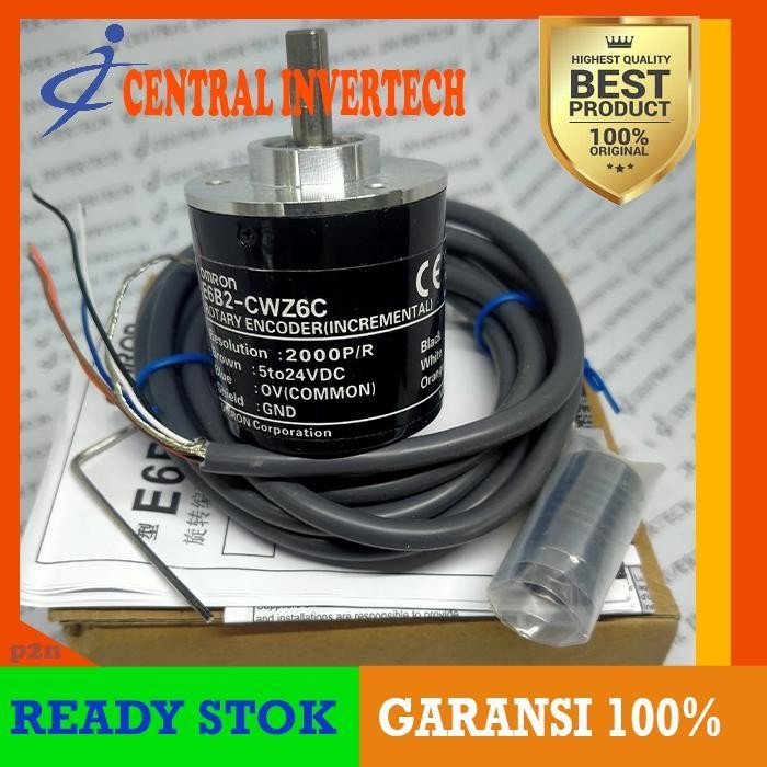 Omron E6B2-Cwz6C 2000 P/R Encoder E6B2 Cwz6C 2000P/R 2000Pr 2000 Pr Original Dan Terpercaya