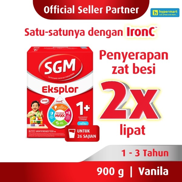SGM EKSPLOR 1+ VANILA 900 GR