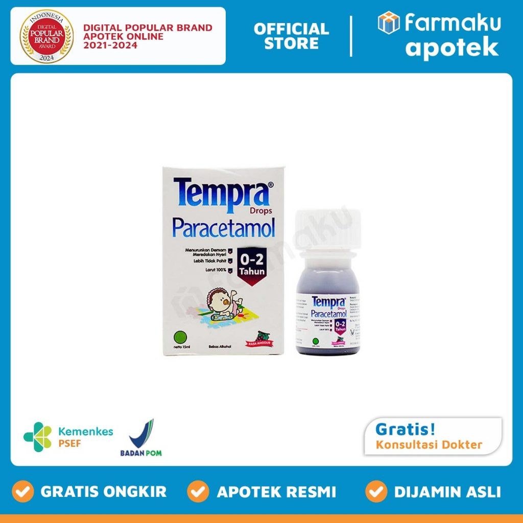 Tempra Grape Drop 15 ml - KGS