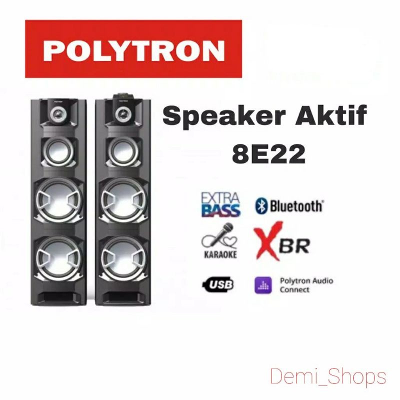 Speaker Aktif Polytron PAS 8EF22/PAS 8E20