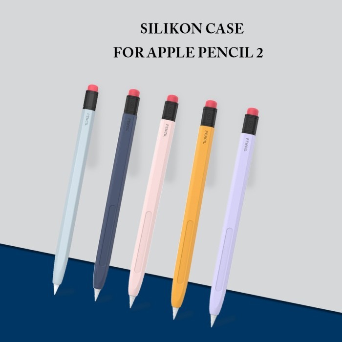 apple pencil 2 silicon case hexagonal design support charging