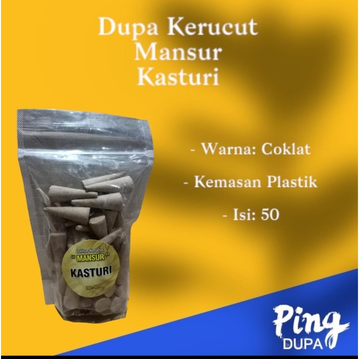 +++++] Dupa Kerucut Mansur Kasturi
