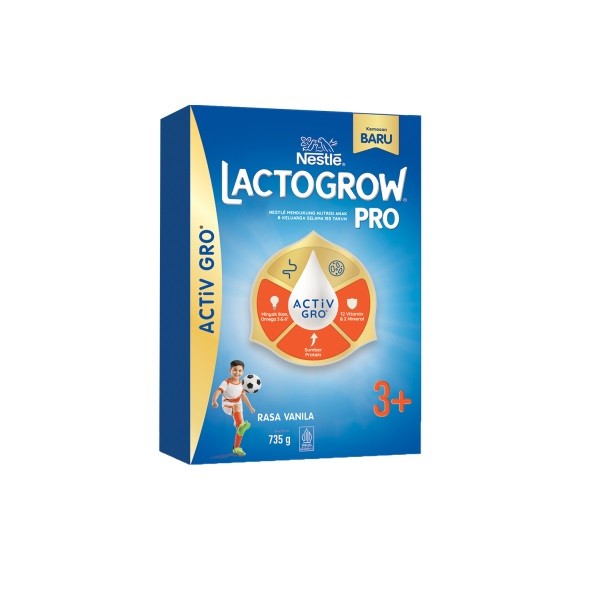 LACTOGROW PRO 3+ VANILA 735 GR