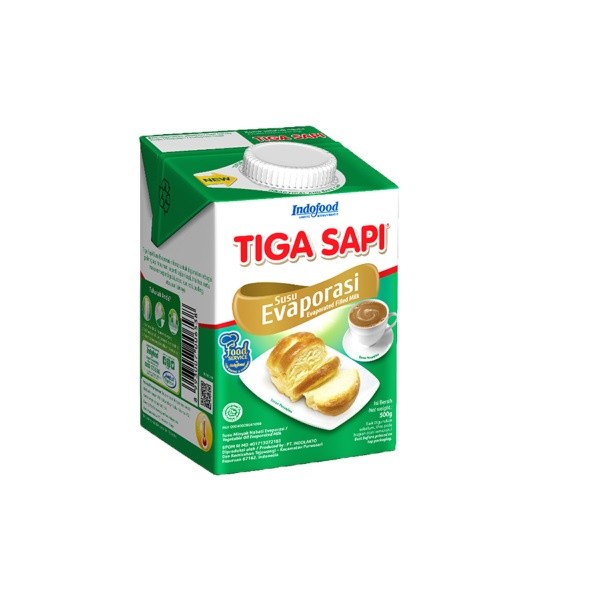 TIGA SAPI SUSU EVAPORASI 500 GR