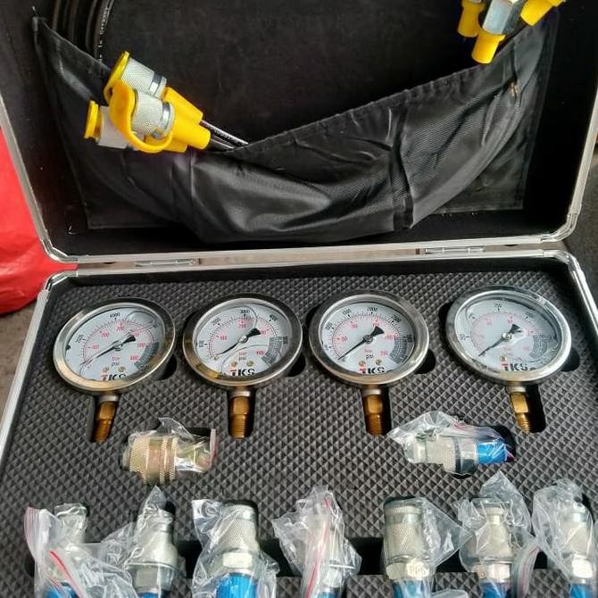 Pressure gauge test kit max press 600 bar