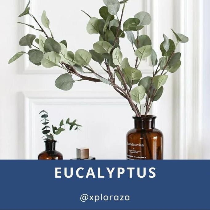 Daun Eucalyptus Artificial / Plastik (Tipe A) Co