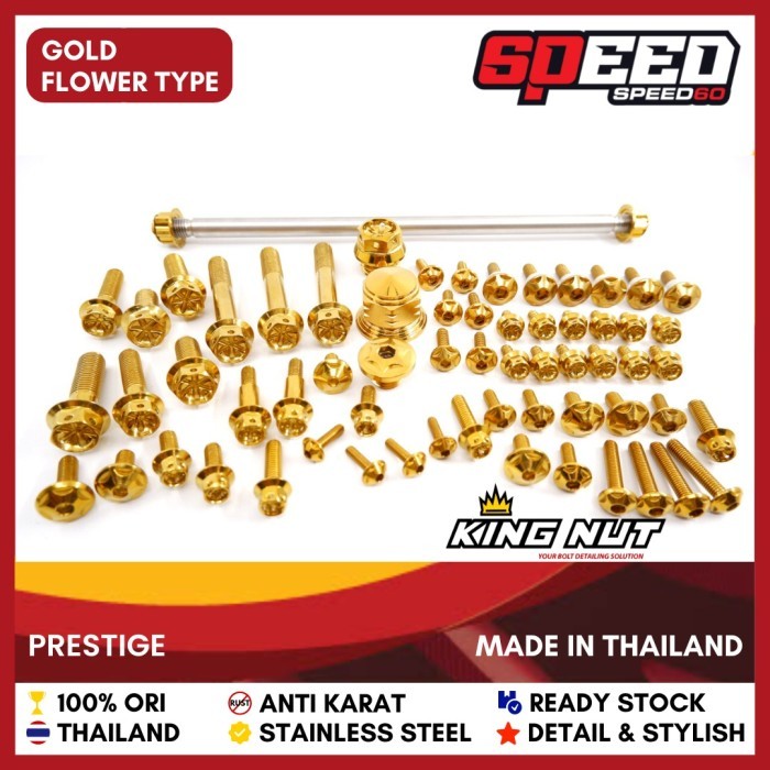 Baut Nmax 2020 Full Set Stainless King Nut Probolt Thailand