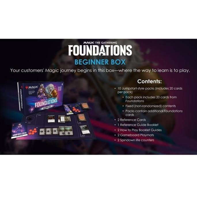 Promo Magic The Gathering Foundations Beginner Box
