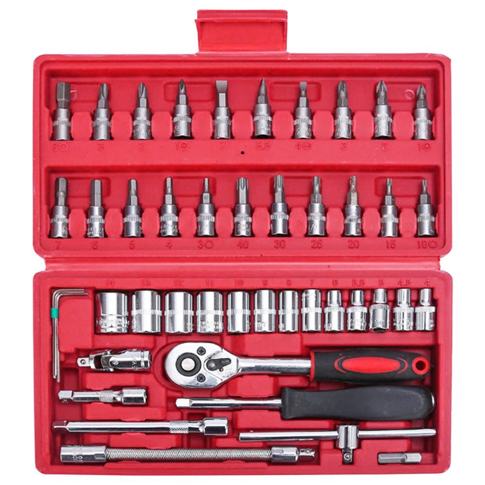 Kunci Sok Set 46 In 1 / Socket Wrench / Multifunction Key