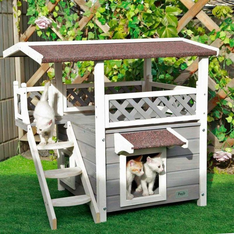 CAT CONDO RUMAH KUCING MODERN MINIMALIS