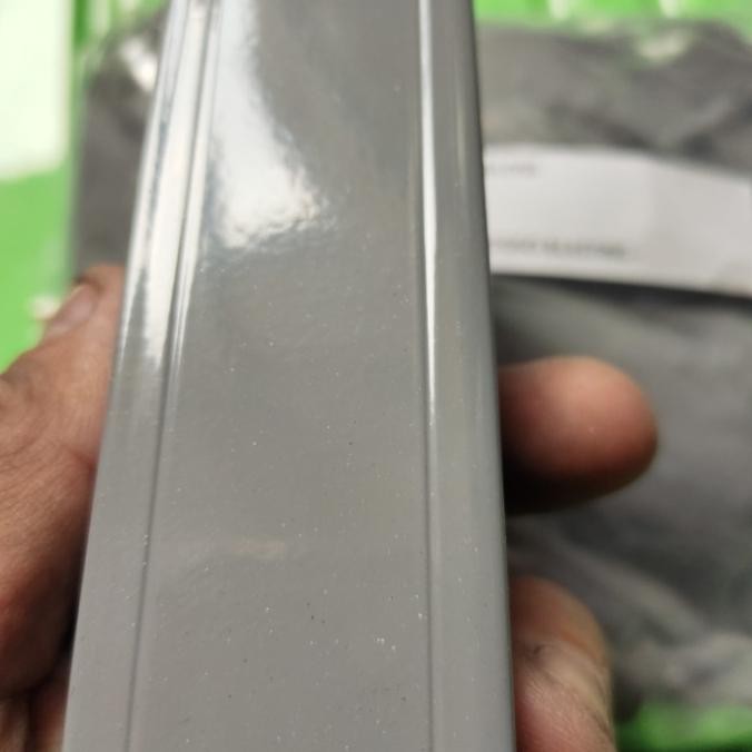 Baru bubuk powder coating grey gloss