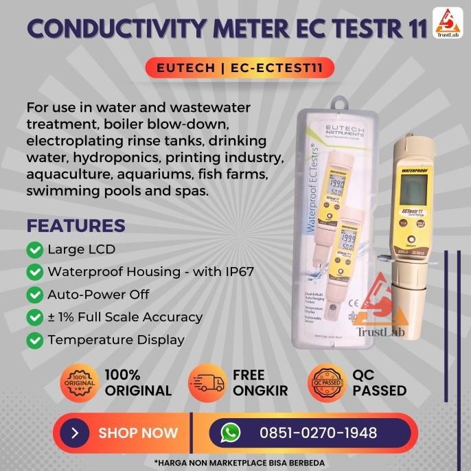Conductivity Tester EC Testr 11 Eutech EC Tester 11 Eutech ECTEST11