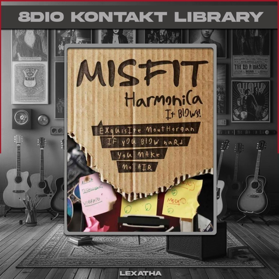 Misfit Harmonica - 8Dio Library Kontakt