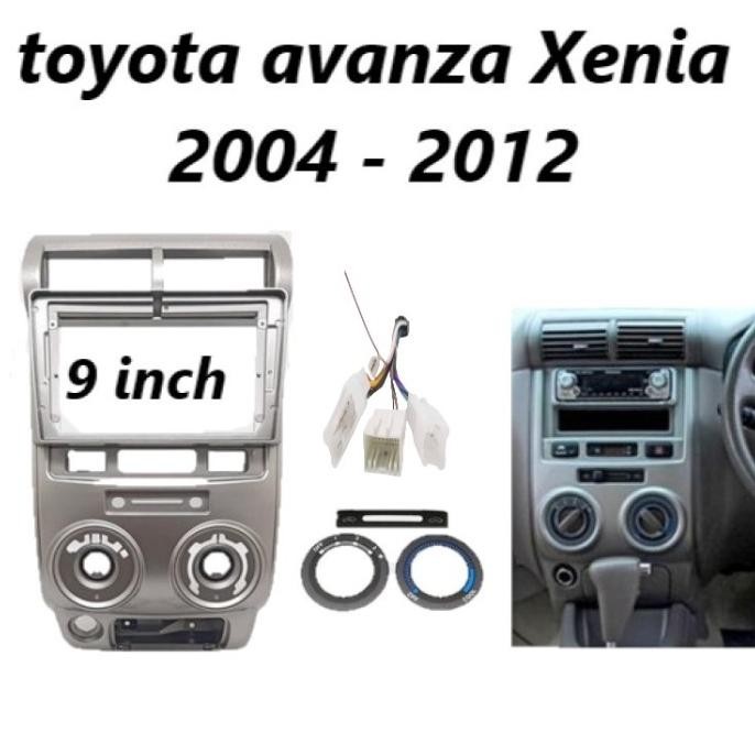 frame headunit 9 inch toyota avanza 2004 - 2012