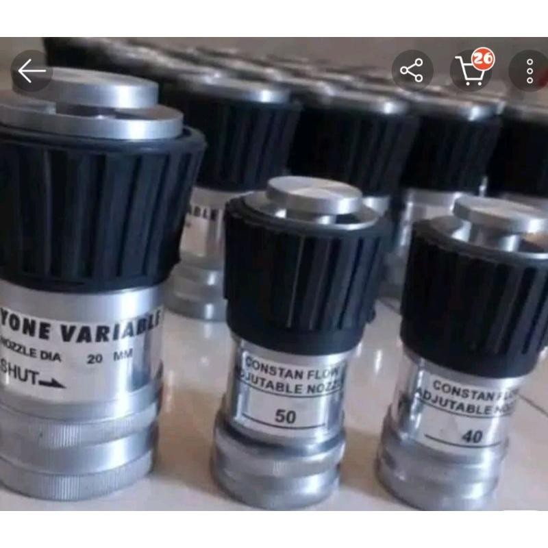 Variable Nozzle / Spray Nozzle / 1.5 Inch Kuningan