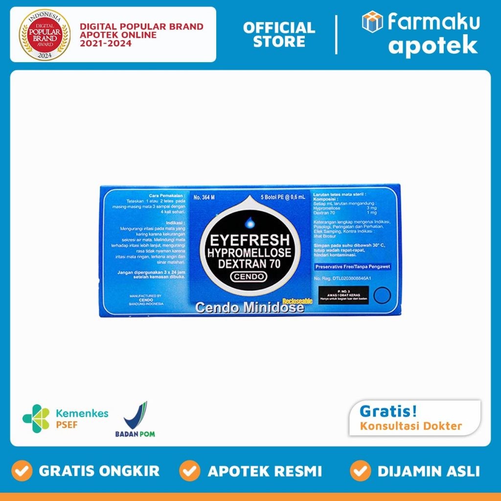 Cendo Eyefresh Eye Drop 5 ml - BIN