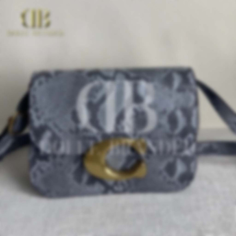 Idol Bag In Python - Grey (CM 863)