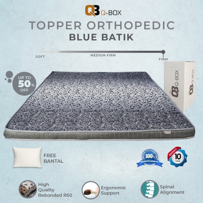 TOPPER ORTHOPEDIC BLUE BATIK