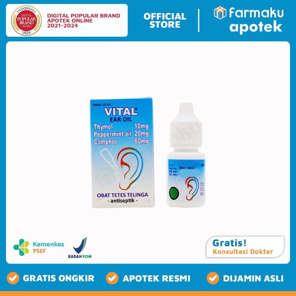 Vital Ear Oil 10 ml - BIN
