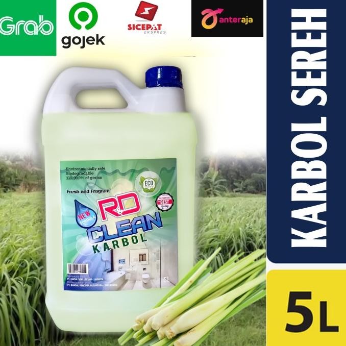 Diskon! KARBOL SEREH 5 LITER