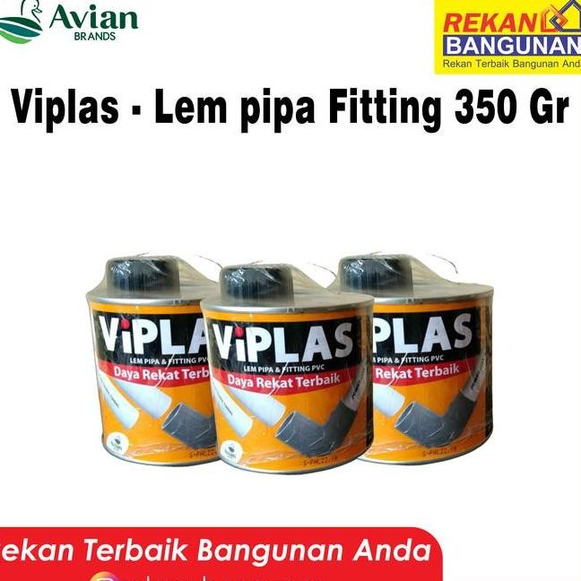 Lem Pipa Fitting Pvc Viplas 400 Gram