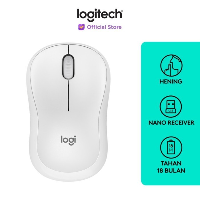 M221 silent wireless mouse with noise reduction technology logitech