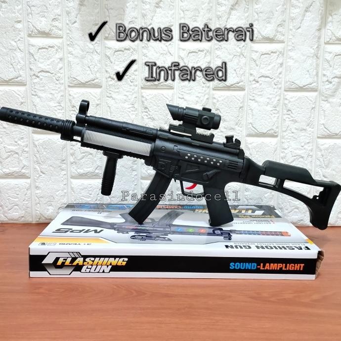 Mainan Tembakan MP5 Infared TER