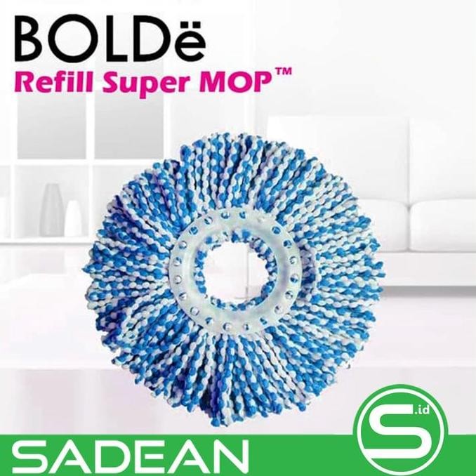 ready !!! Kain Pel Refill Microfiber Super Mop BOLDe Supermop