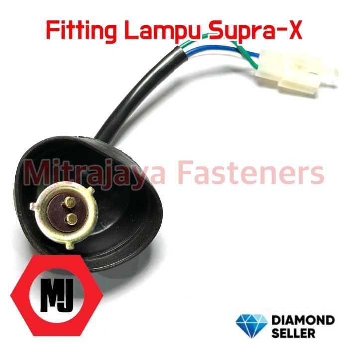 FITTING LAMPU DEPAN SUPRA-X