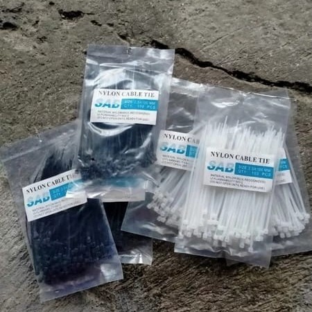 Ready stock] kabel ties 10 cm putih