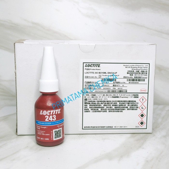 SPECIAL Lem penguci baut LOCTITE 243 Threadlocker