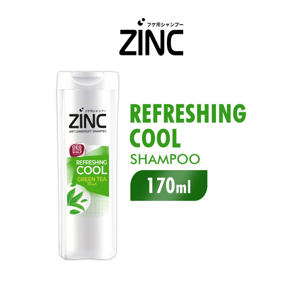 Zinc Shampoo Refreshing Cool Botol 170 ml