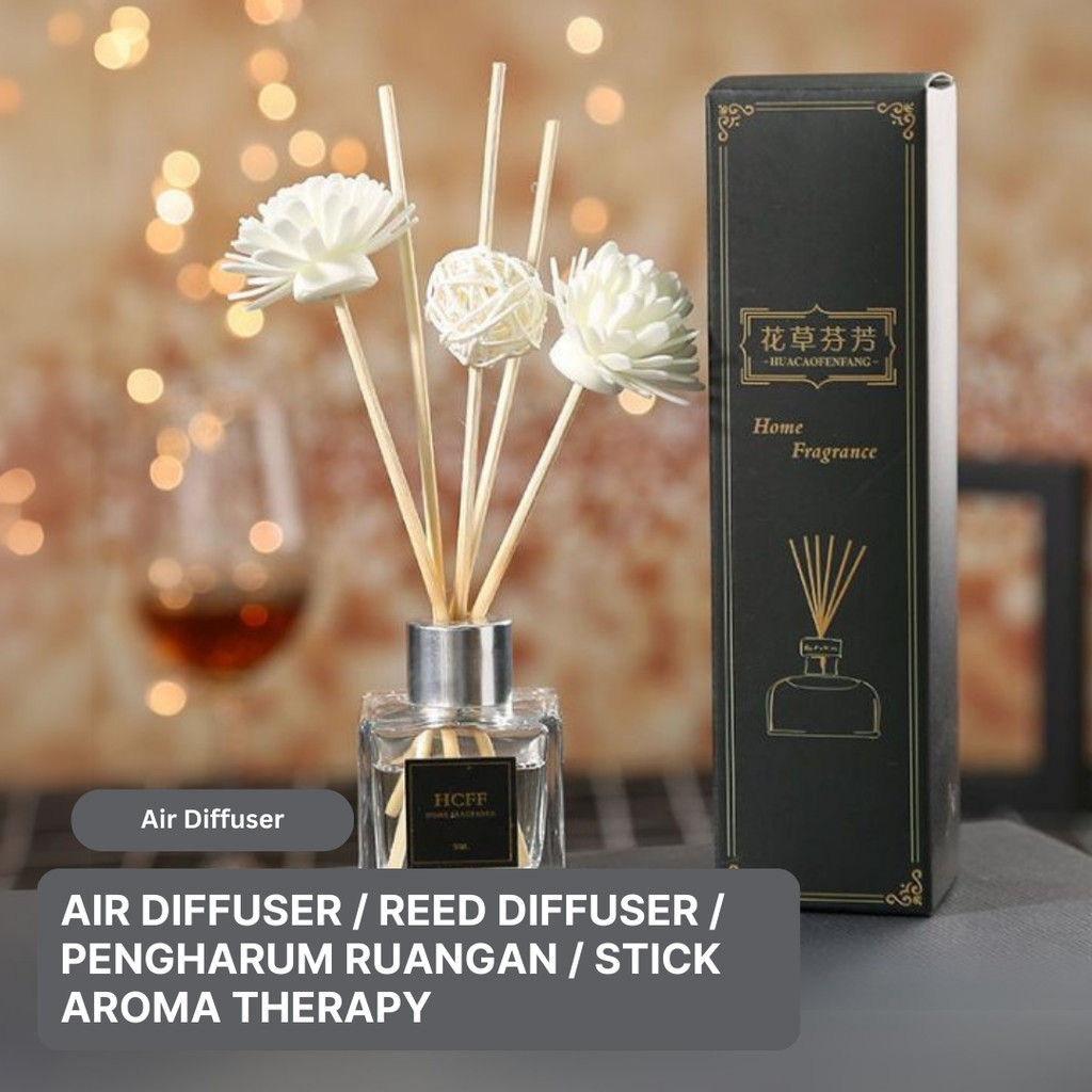 AIR DIFFUSER / REED DIFFUSER / PENGHARUM RUANGAN / STICK AROMA THERAPY