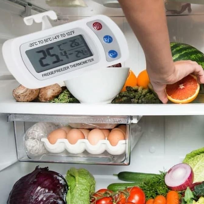 Termometer digital kulkas pendingin freezer-fridge thermometer