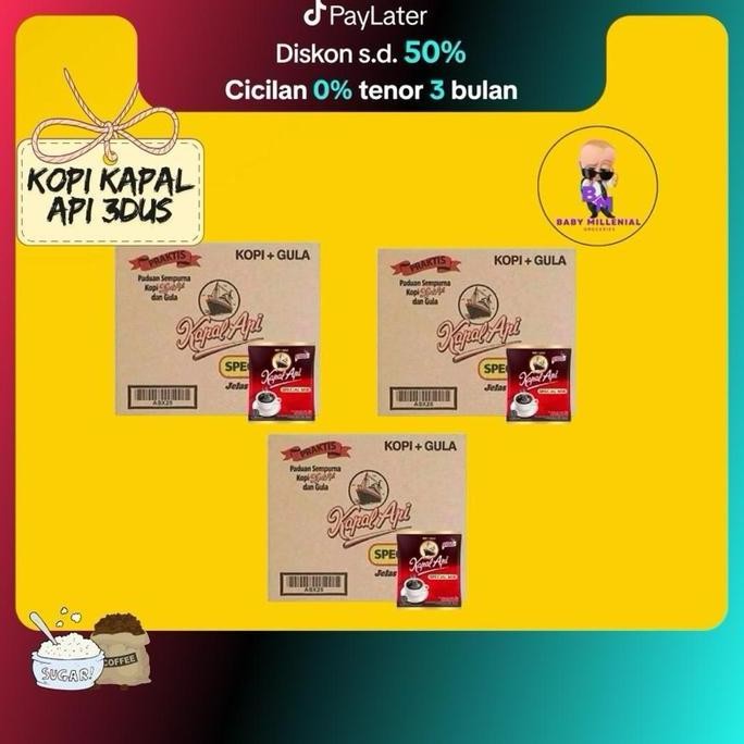 Murah [Bmb] 9.9 Kapal Api [23Gr/3Dus]