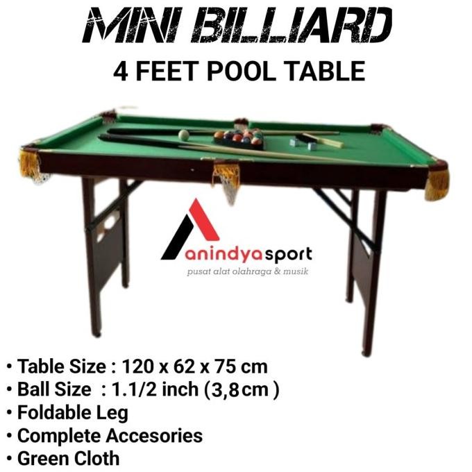 ready stok meja billiard mini - mini pool table set original