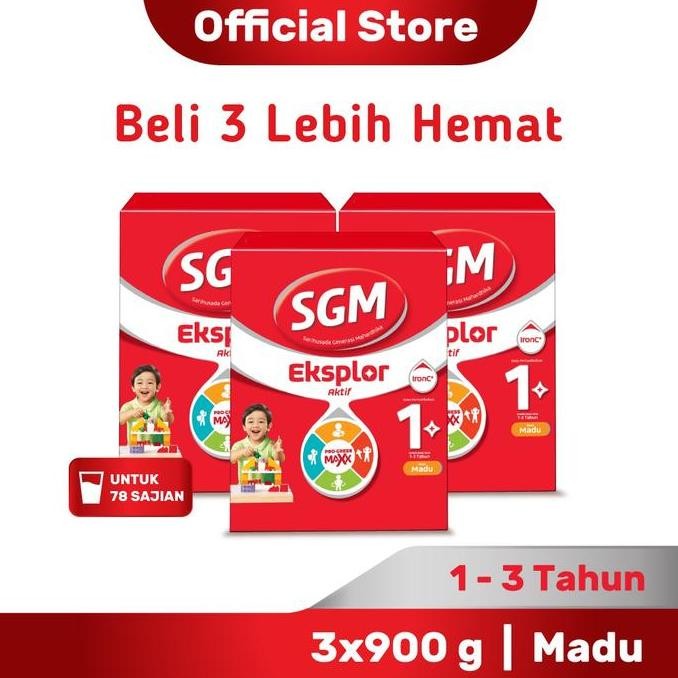 SGM Eksplor 1 plus Madu 900gr HS