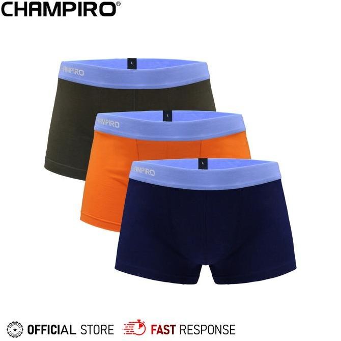 Premium Champiro | Basic Trunk 3 Pcs C0330C Karet Katun Promo