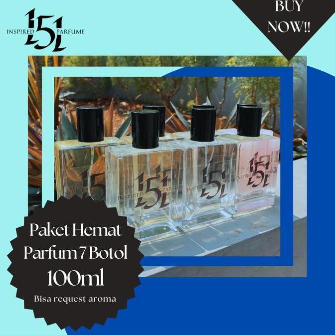Paket Hemat Parfum 100Ml 7 Botol (Bebas Request Aroma)