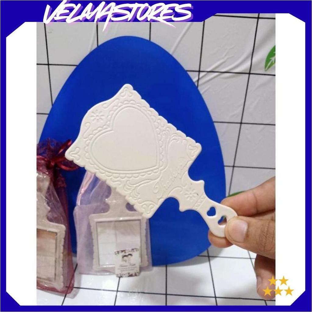 SOUVENIR KACA GAGANG PUTIH KEMAS TILE Cod