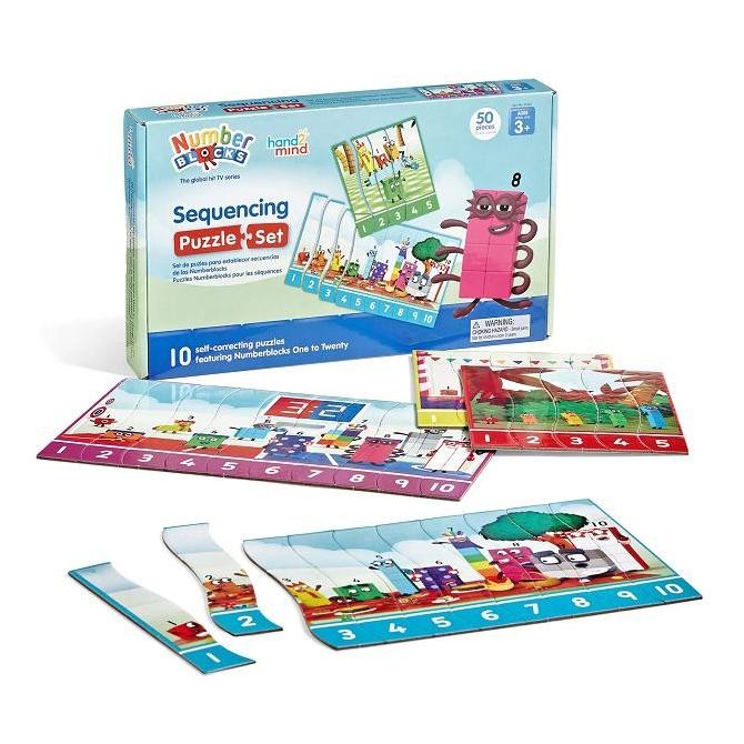 PROMO - Hand2Mind Numberblocks Sequencing Puzzle Set